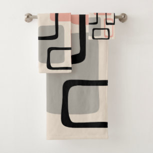 Motif Abstrait moderne rétro du milieu du siècle
