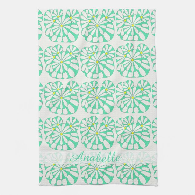 Motif Abstrait moderne | Serviette de cuisine (Vertical)