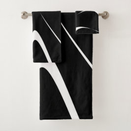 Motif abstrait - noir et blanc.