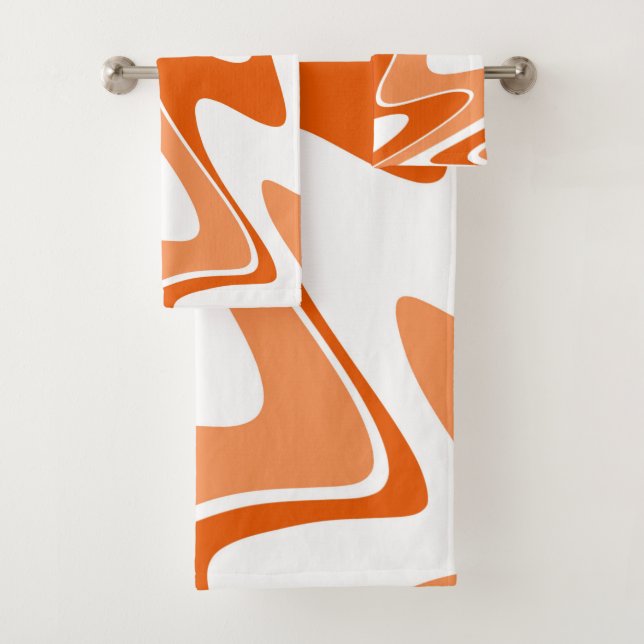 motif Abstrait - orange (En situation)