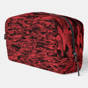 Motif Abstrait Red Black de toilette Sac
