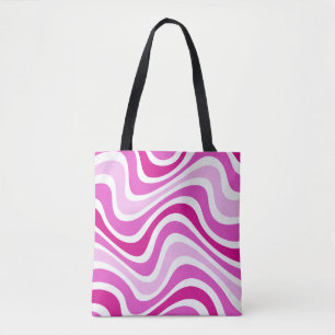 Motif abstrait Sac fourre-tout rose