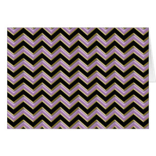 Motif Amethyst Gold Black Zigzag