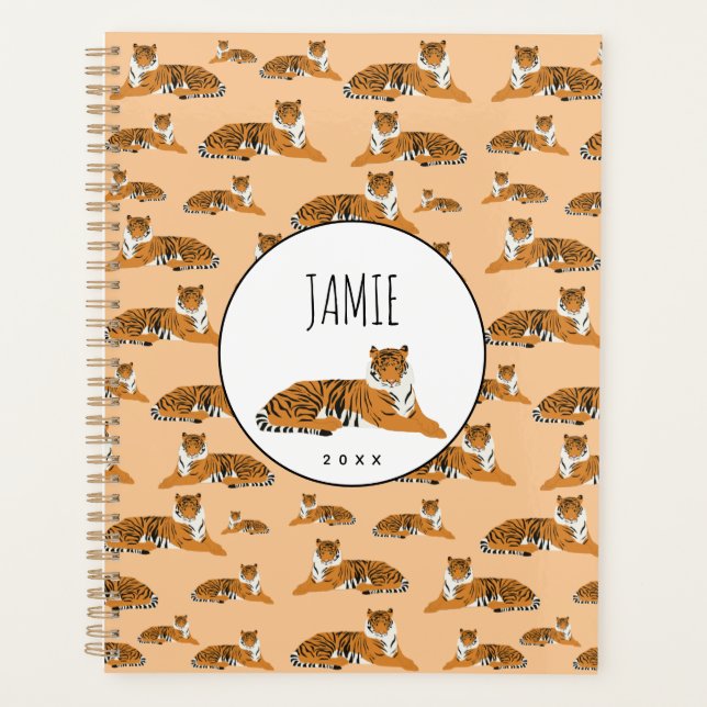 Motif animal de tigre de jungle personnalisé (Devant)