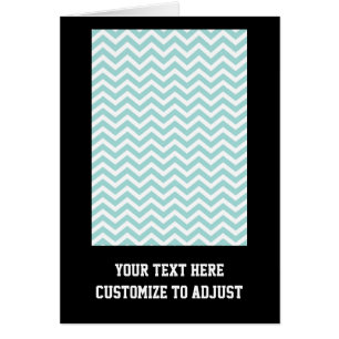 Motif Aqua chevron