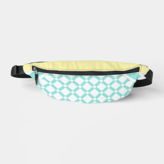 Motif Aqua Diamond Check avec Jaune Douce