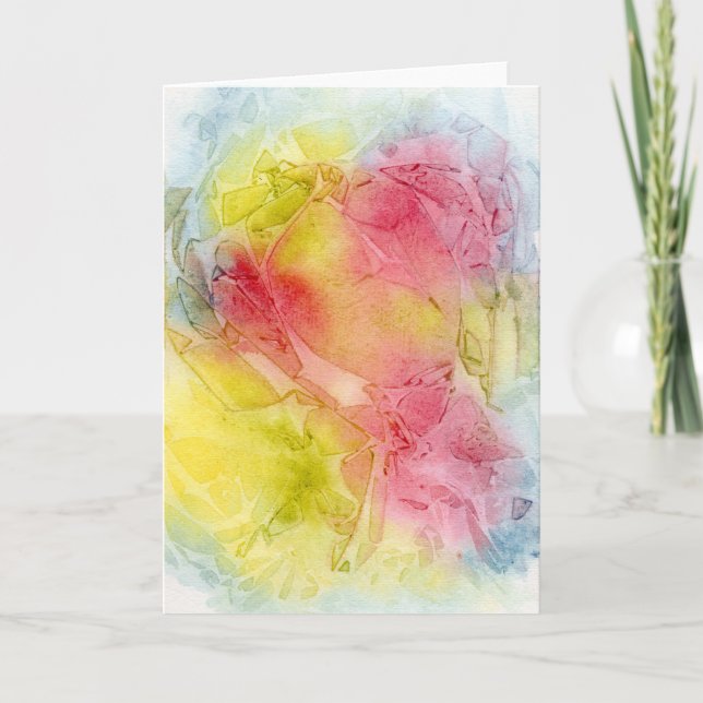 Motif aquarelle abstrait (Devant)