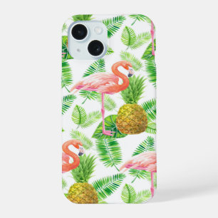 Motif aquarelle de jardin tropical