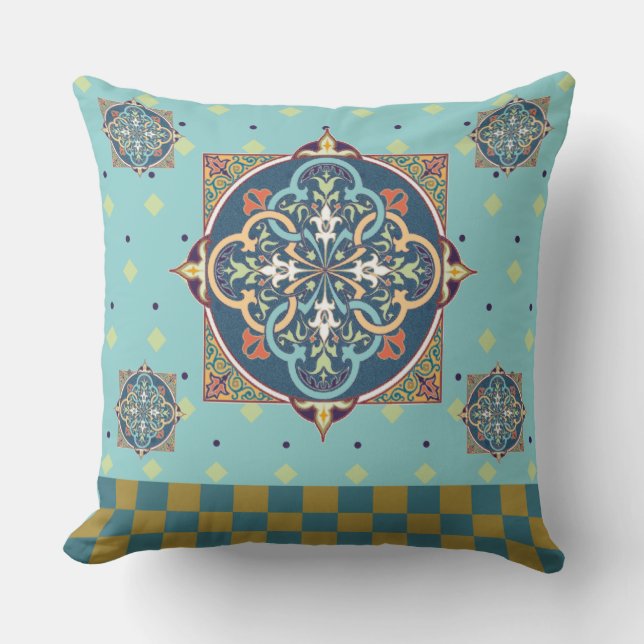 Motif arabe - Coussin (Recto)