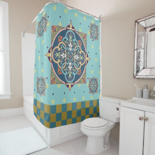 Motif arabe - Rideau de douche