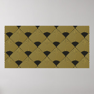 Motif Art déco transparent