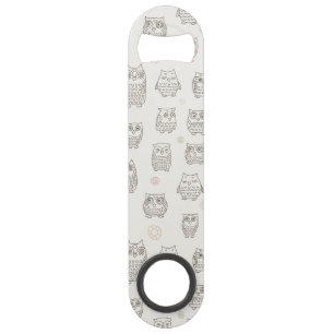 Motif avec des hiboux