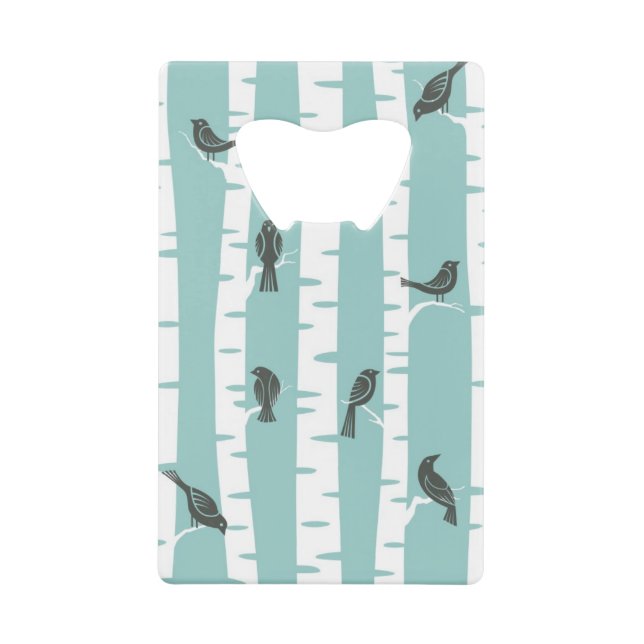 Motif avec des oiseaux et des arbres (Devant)