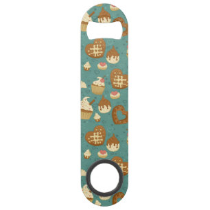 Motif avec des petits gâteaux et des sucreries