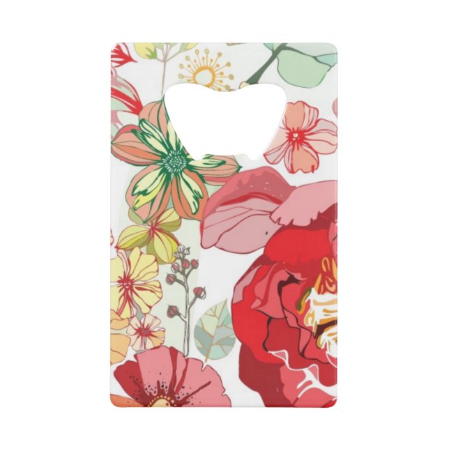 Motif avec les fleurs rouges (Devant)