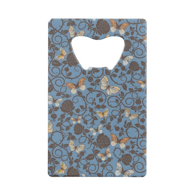 motif avec les roses et le papillon (Devant)