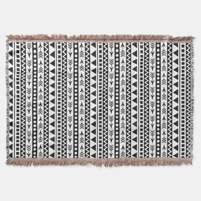 Motif aztèque lancer une couverture (Devant)