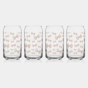 Motif Beige Coquette Bow