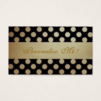 Motif beige noir Elégant Pois Moderne Chic