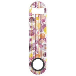 Motif blanc rayé tacheté