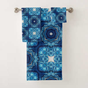 Motif bleu azur