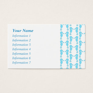 Motif bleu-clair d'hippocampe