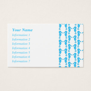 Motif bleu d'hippocampe
