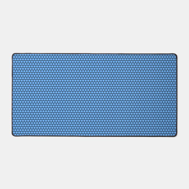 Motif bleu noir hexagonal (Recto)