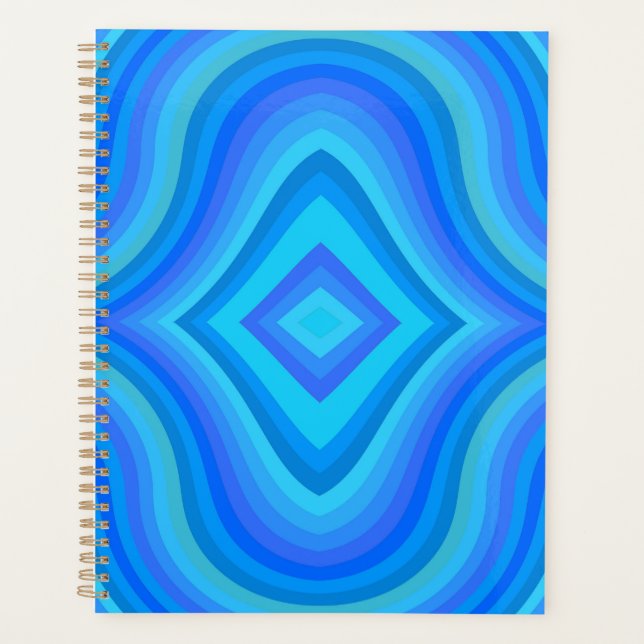 Motif bleu rétro (Devant)