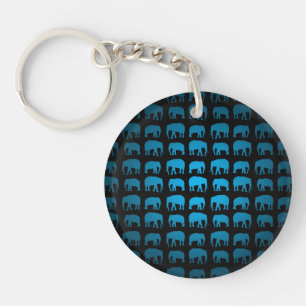 Motif Blue Elephant