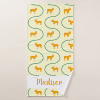 Motif Bouledogue Français Nom Personnalisé Maman F