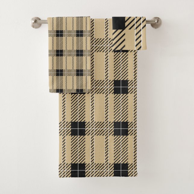 Motif Brown Buffalo Plaid (En situation)