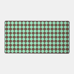 Motif Brown de contrôle du diamant vert