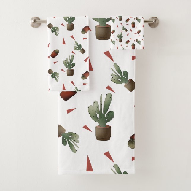 Motif cactus mignon (En situation)