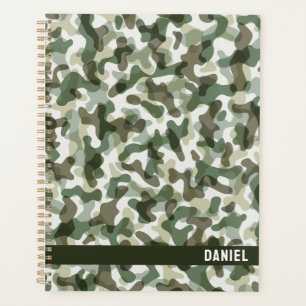 Motif Camo vert dans les tons terre avec brun
