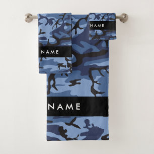 Motif camouflage bleu marine Personnalisez votre n