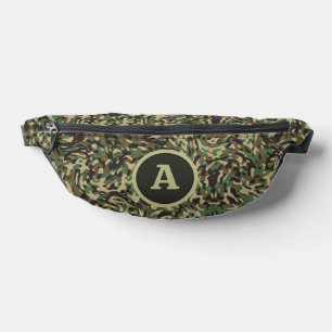 Motif camouflage vert personnalisé tendance Lettre