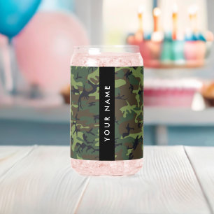 Motif Camouflage Vert, Votre nom, Personnaliser