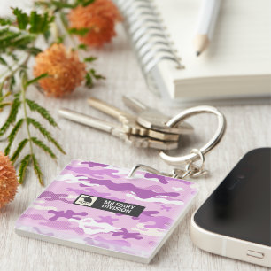 Motif camouflage violet