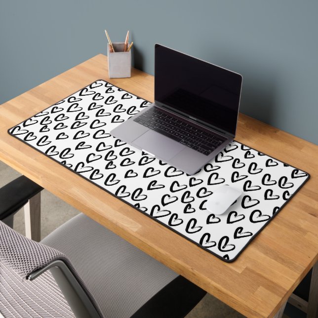 Motif cardiaque de peinture AVC (Bureau 2)