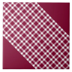 Motif carreaux blanc Bourgogne