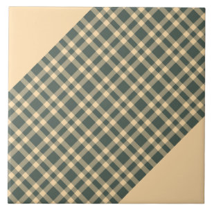 Motif carreaux jaune vert