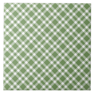 Motif carreaux vert blanc