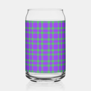 Motif carreaux violet vert