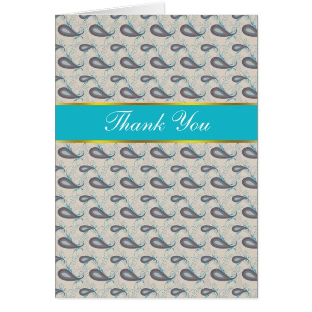 Motif Champagne Paisley (Devant)