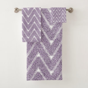 Motif chevron lilas poussiéreux