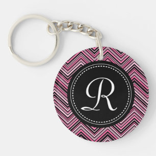 Motif Chevron Tribal Tribal Rose Monogramme