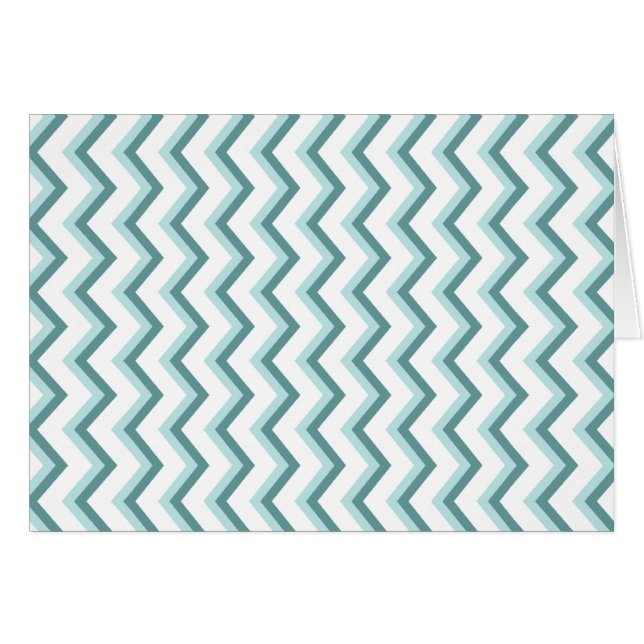 Motif Chevron ZigZag dans Mint Green (Devant horizontal)