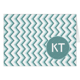 Motif Chevron ZigZag dans Mint Green