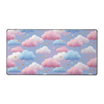 Motif Ciel Nuage Pastel Mignon Kawaii